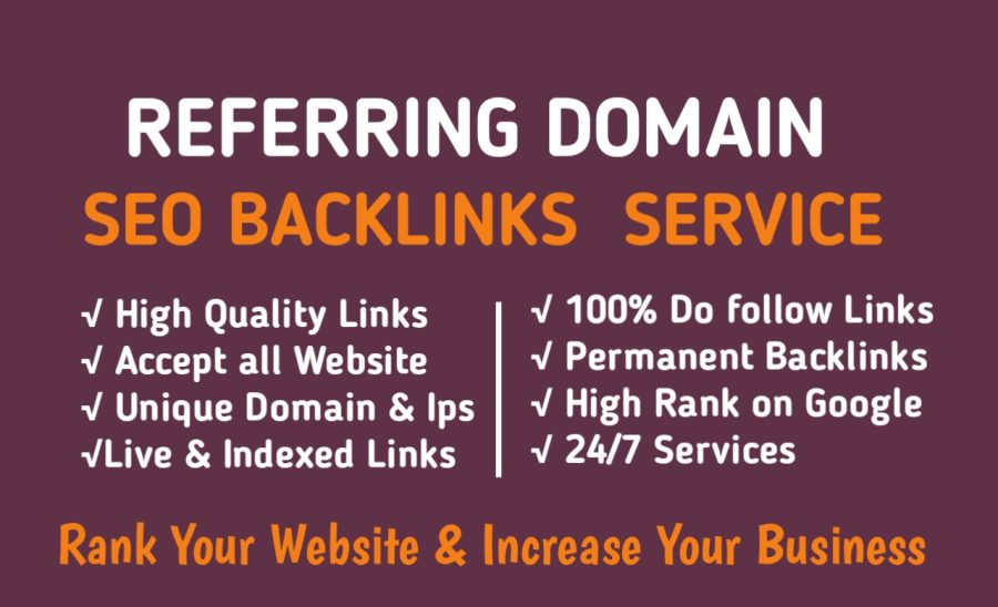 I will create 3000 referring domain high quality SEO backlinks for google ranking