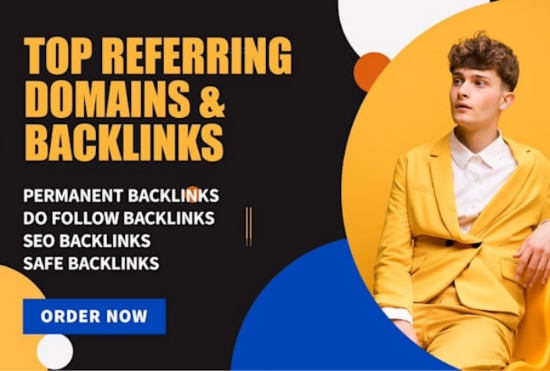 I will build 5000 referring domain backlinks for website ranking