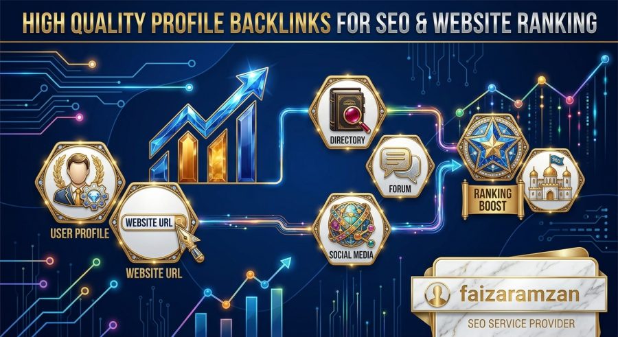 I Will Build High Quality Profile Backlinks for SEO and Website Ranking