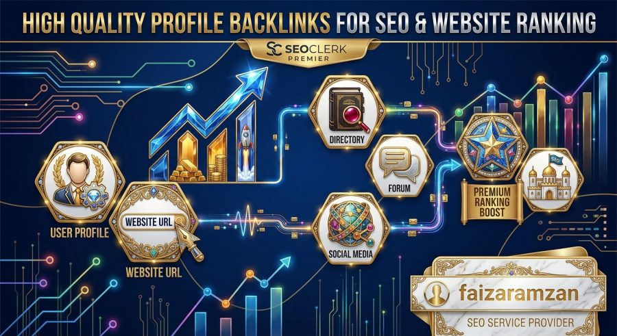 I Will Build High Quality Profile Backlinks for SEO and Website Ranking