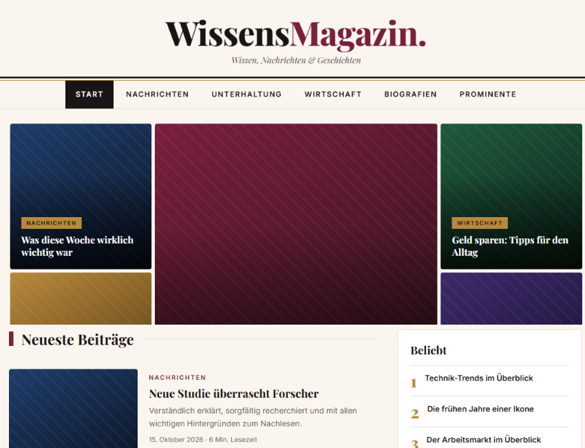 I will create premium, responsive blog websites at affordable prices
