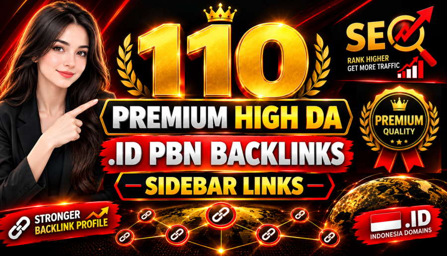 110 Premium High DA .ID PBN Sidebar Backlinks for SEO