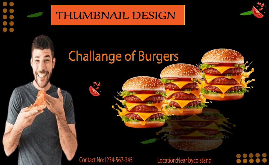 I Will Design Professional Food Thumbnails for, Social Media