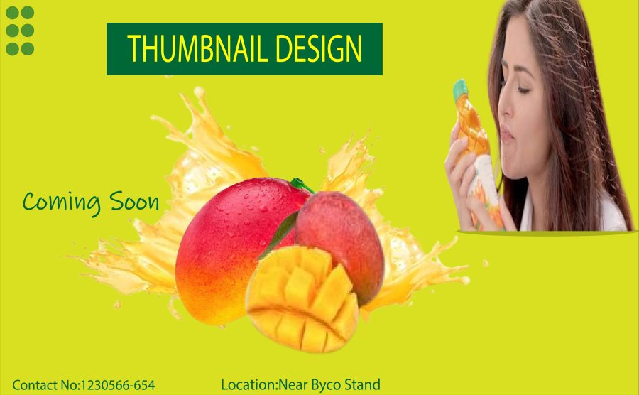 I Will Design Professional Food Thumbnails for, Social Media