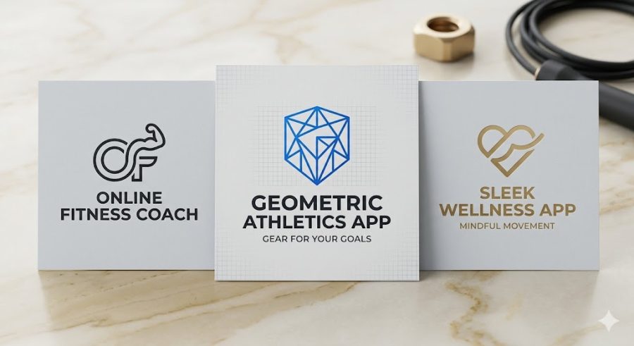 I Will Design a Minimalist Fitness, Gym, and Personal Coach Logo