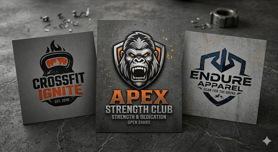I Will Design a Hardcore Gym, Fitness, and Crossfit Sports Logo