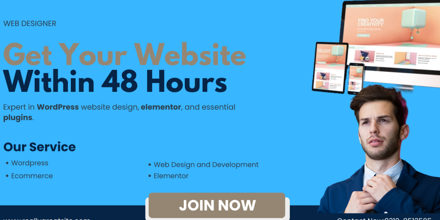 I will design a responsive and modern wordpress website.