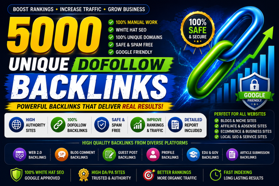 I will do High Authority Off Page SEO Backlinks for Google Ranking 