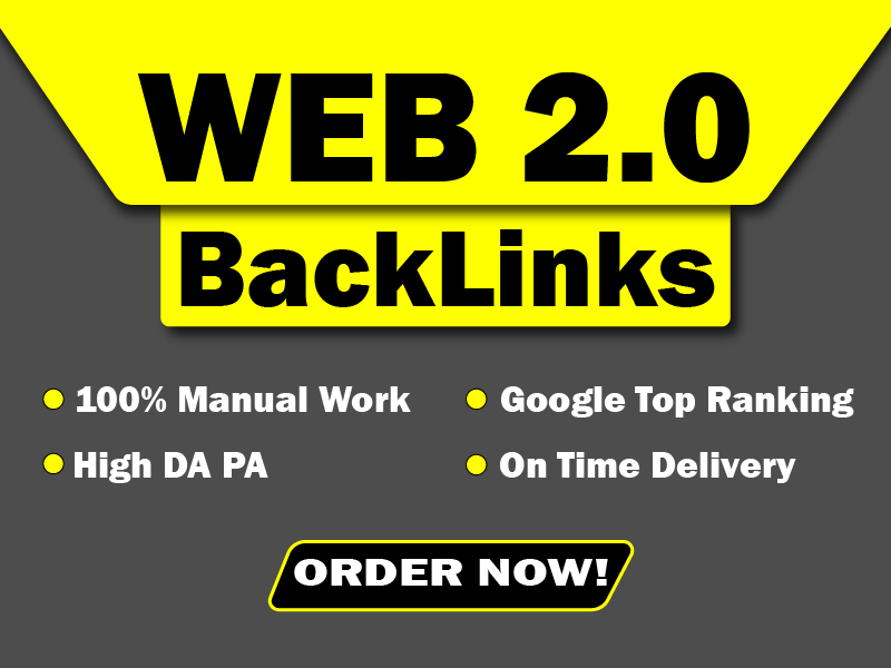 I Will Create 120 High Quality Web 2.0 Backlinks for Your Website SEO