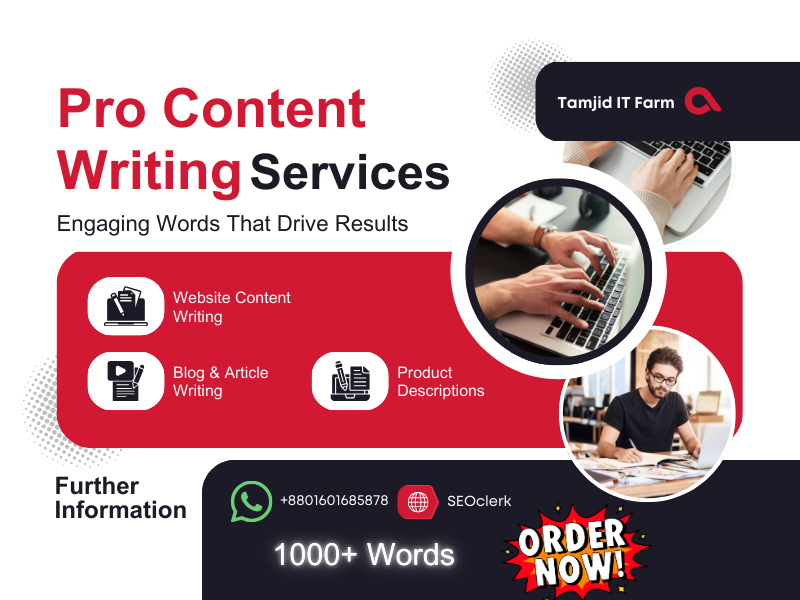 1000 Plus Words Content Writing Jobs, Blog Posts and Rewriting Articles