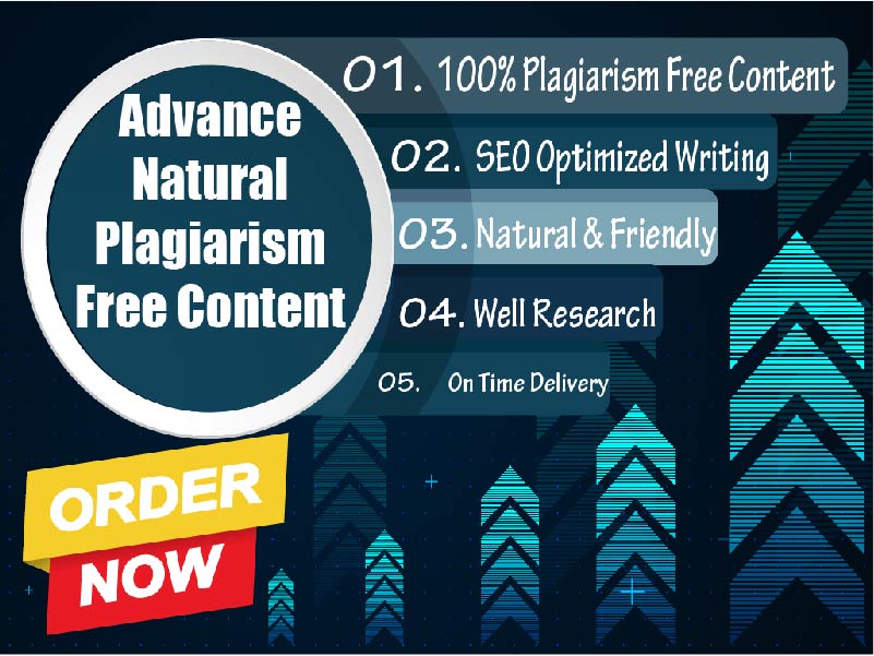 I Will Write Unique, SEO Friendly And Human Written Content