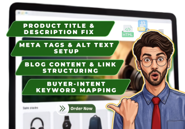 I will do Shopify product SEO and blog content optimization to boost organic sales