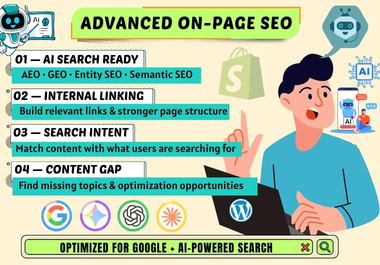 On-Page SEO + AEO + GEO for WordPress & Shopify