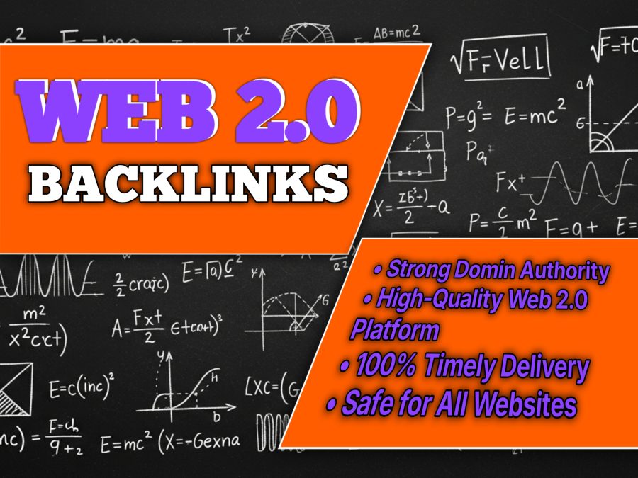 I will create 100 high authority Web 2.0 backlinks manually for SEO