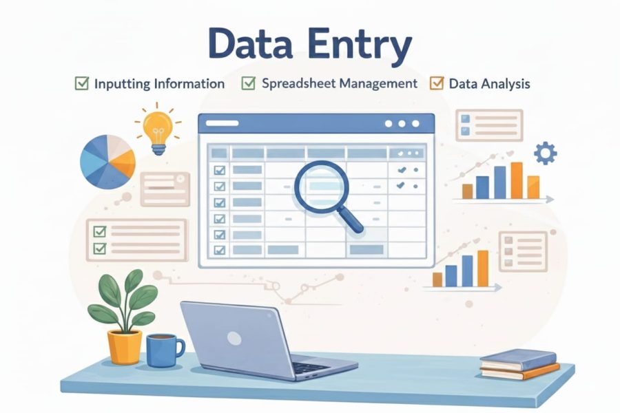 I will do professional Data Entry , copy paste, web research and Excel work,.