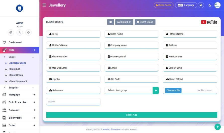 Jewelary Shop Management Software