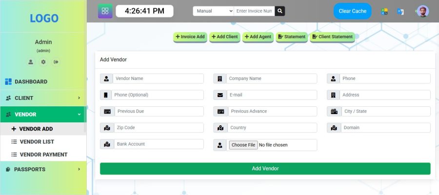 Travel Agency Management Software