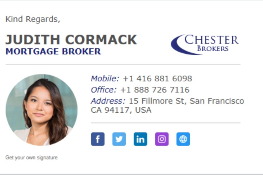  I Will Create a Clickable HTML Email Signature for Gmail, Outlook etc