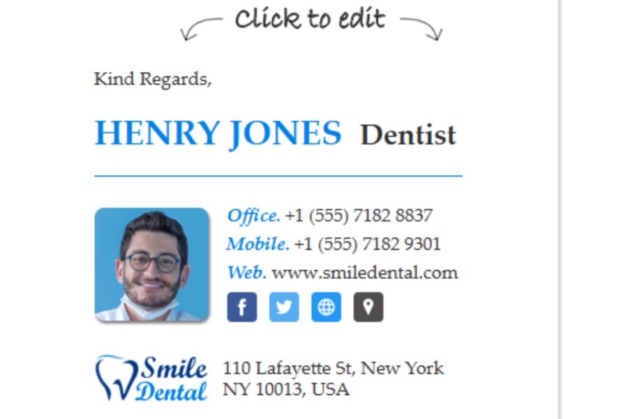  I Will Create a Clickable HTML Email Signature for Gmail, Outlook etc