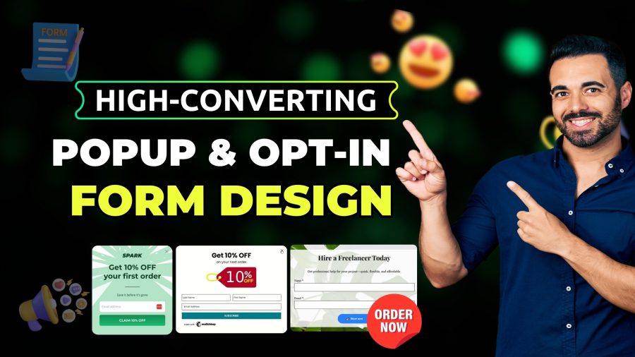 I Will Design High-Converting Popup & Opt-In Forms for Your Business Website