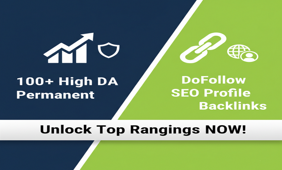I Will Build 100+ High DA DoFollow Permanent SEO Profile Backlinks