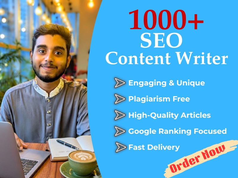 I will write 5 bulk SEO articles of 1000 plus words and save your money