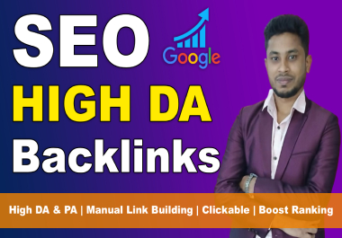 I will create 120 plus high da SEO backlinks to boost google rankings