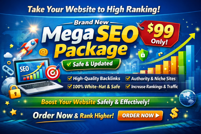 Take Your Website to Boost Ranking with Our Brand New Mega Premium Backlinks Package