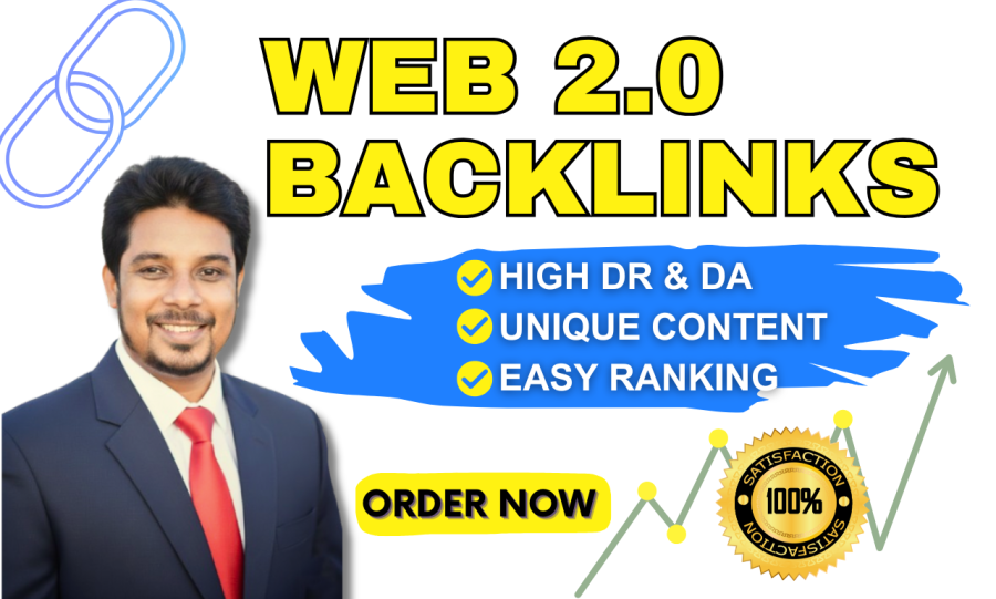 I will do manual Web 2.0 backlink creation for top Google ranking