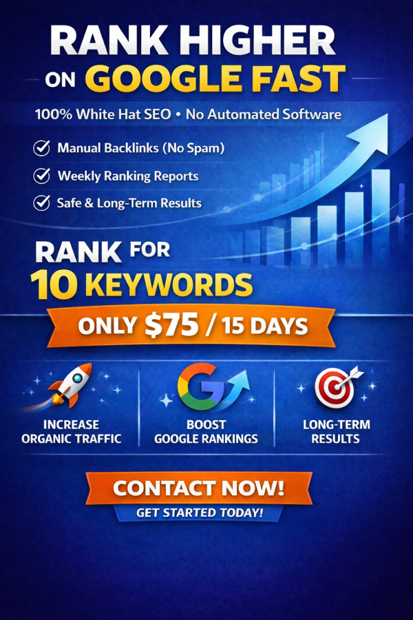 Rank your website on Google Top with white hat SEO ✅