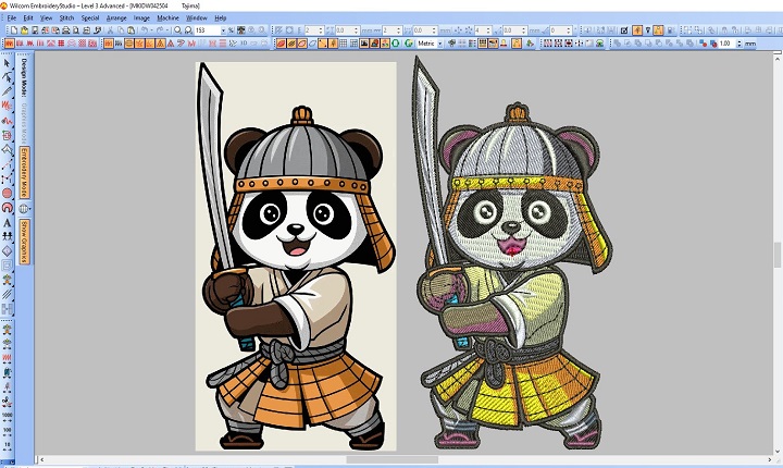 I will embroidery digitizing design in dst and pes for a few hours