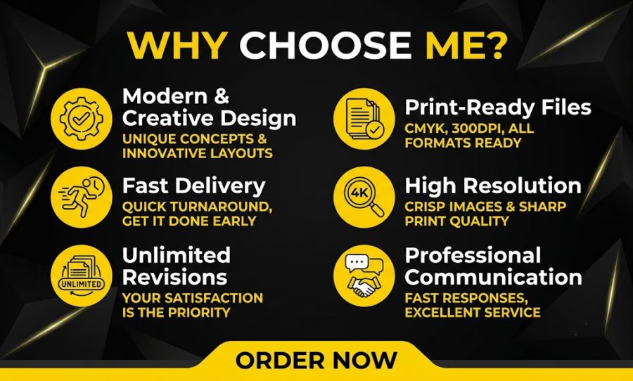 I will design professional flyer, poster or brochure