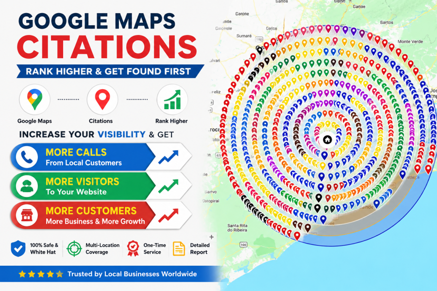 90000 Google Map Points Boost GMB and rank first in local search exclusive google maps citations