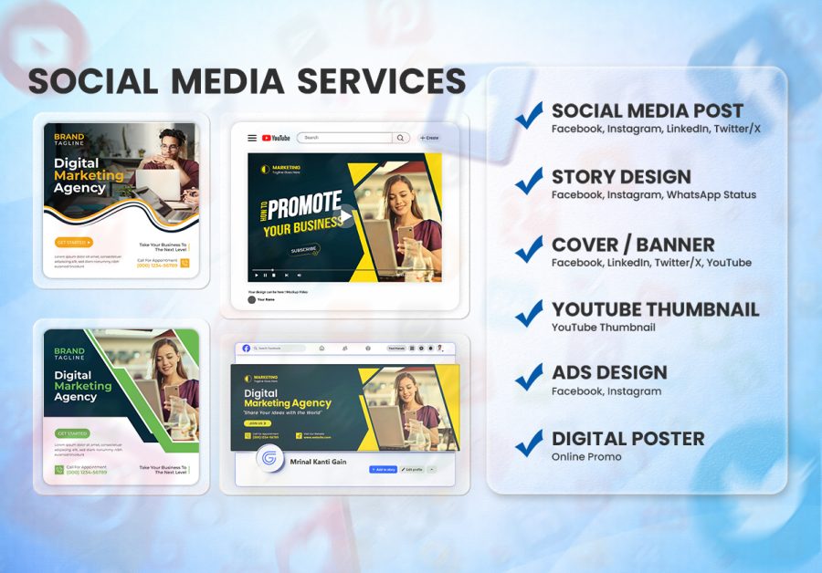 I will create eye-catching ad banners and YouTube thumbnails