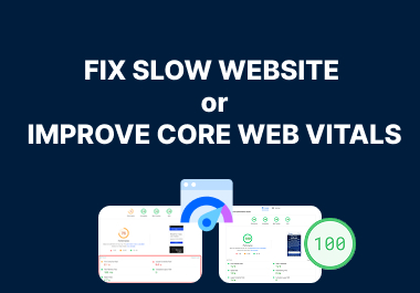 I will fix website speed and improve Google Core Web Vitals