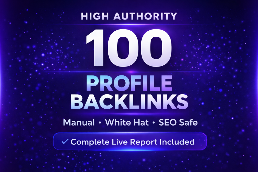 100 High Authority Profile Backlinks for SEO Ranking Improvement
