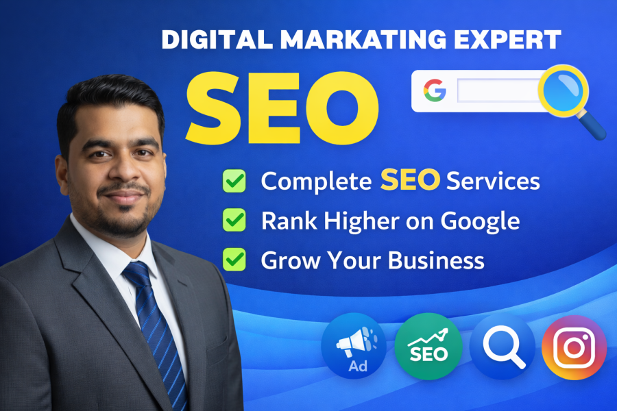 I will provide complete SEO service to rank your website on Google
