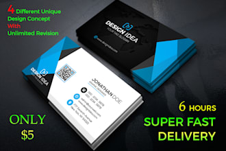 I will design minimalist logo and corporate business card for your brand identity