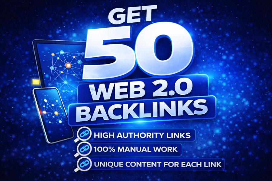 Buy Premium 50 Web 2.0 Backlinks - Get Top Rankings and Authority!