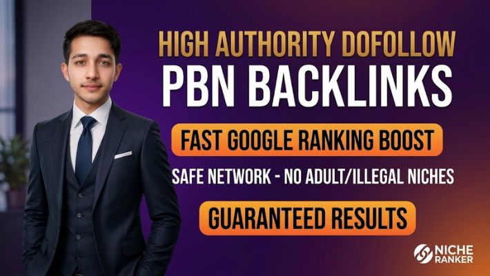 I will build high-authority safe PBN backlinks for a clean ranking boost