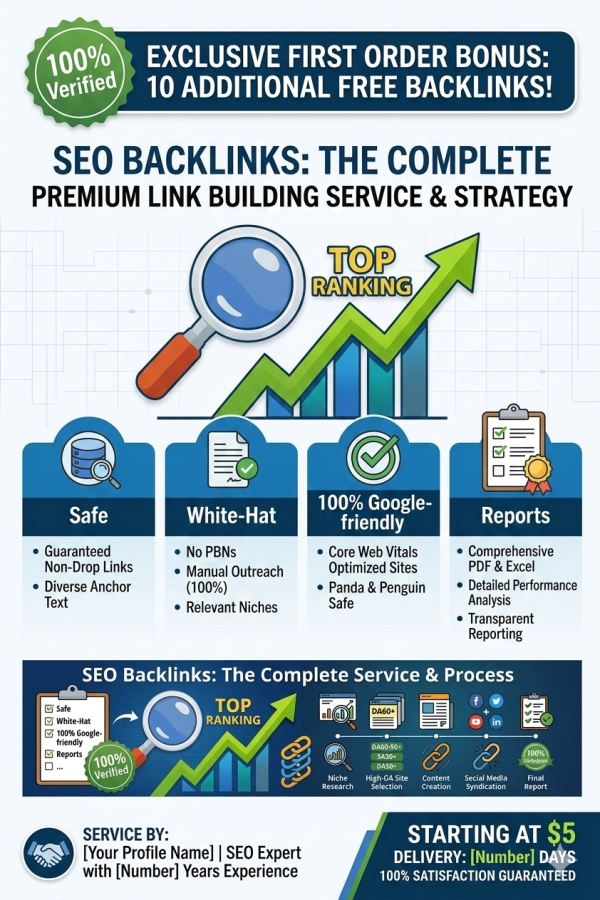 Professional SEO backlink service to grow your website traffic