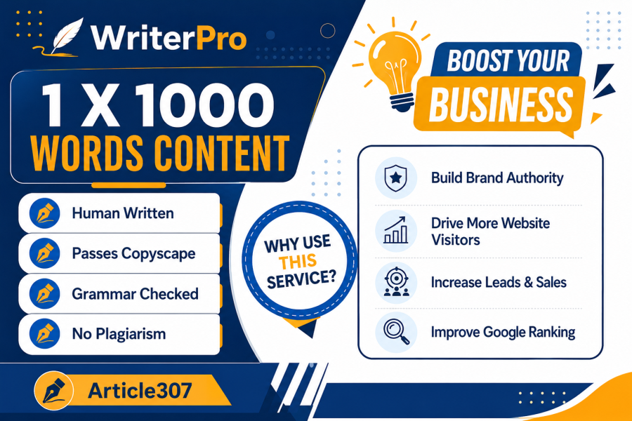 I will write a high-quality 1200-word SEO 15 article and engaging content on any topic