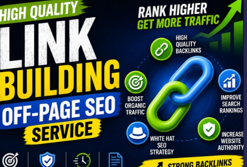 Get link building off page SEO backlinks for google ranking