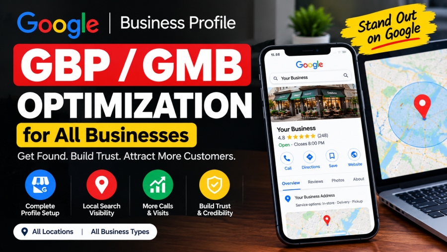 I Optimize Google Business Profile for Visibility & Local Ranking