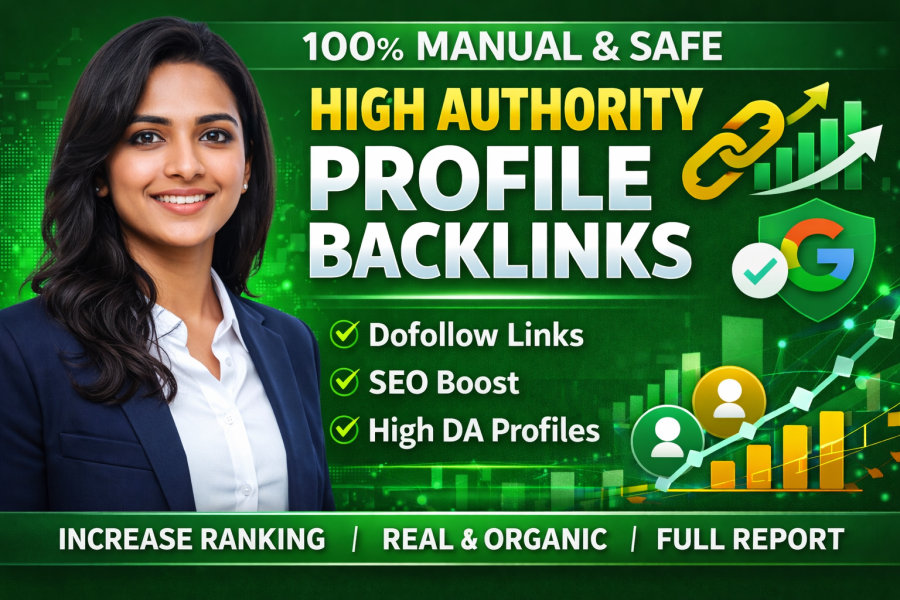 I will build 150 safe white hat profile backlinks to boost seo ranking