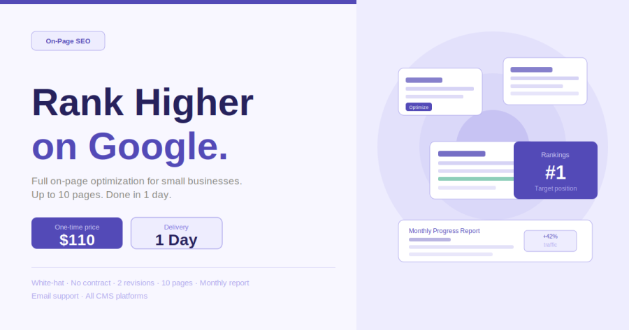 Professional On-Page SEO Optimization for Small Businesses
