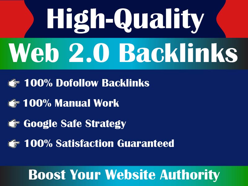 I Will Build High Quality Web 2.0 Backlinks for Google Ranking