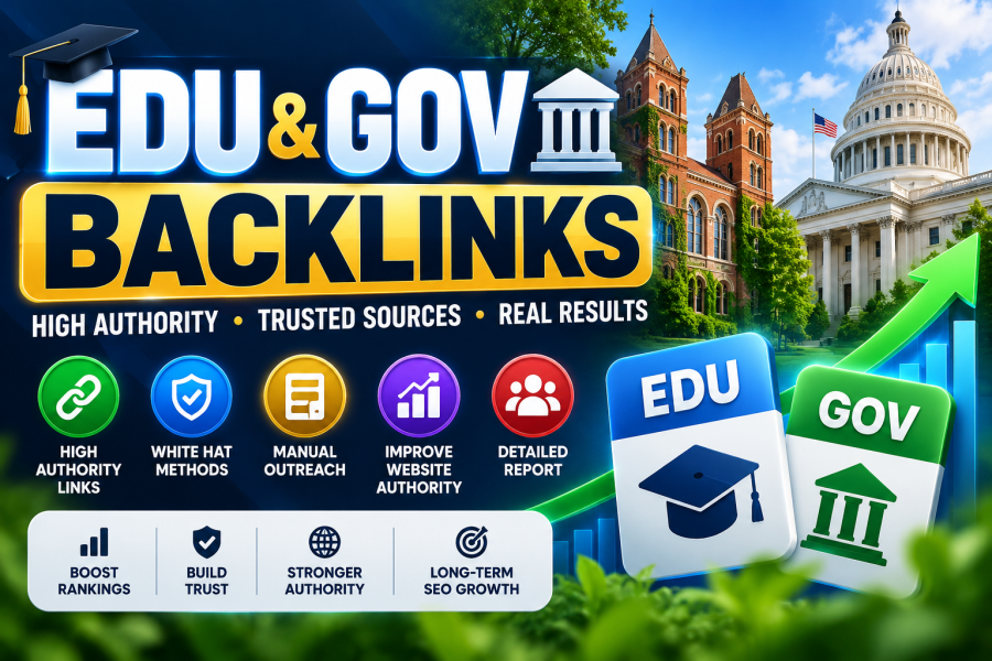 100 Real EDU and GOV Backlinks from Trusted Authority Sources