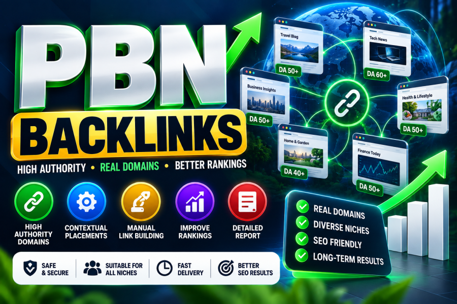 50 Premium PBN Backlinks from Powerful Authority Domains