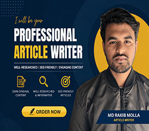 I will write articles and blogs that are 1000 words long and good for SEO. They will show up high on